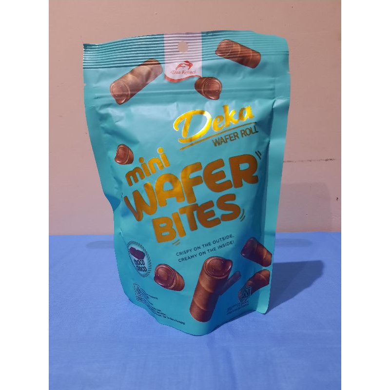 

deka mini wafer bites choco