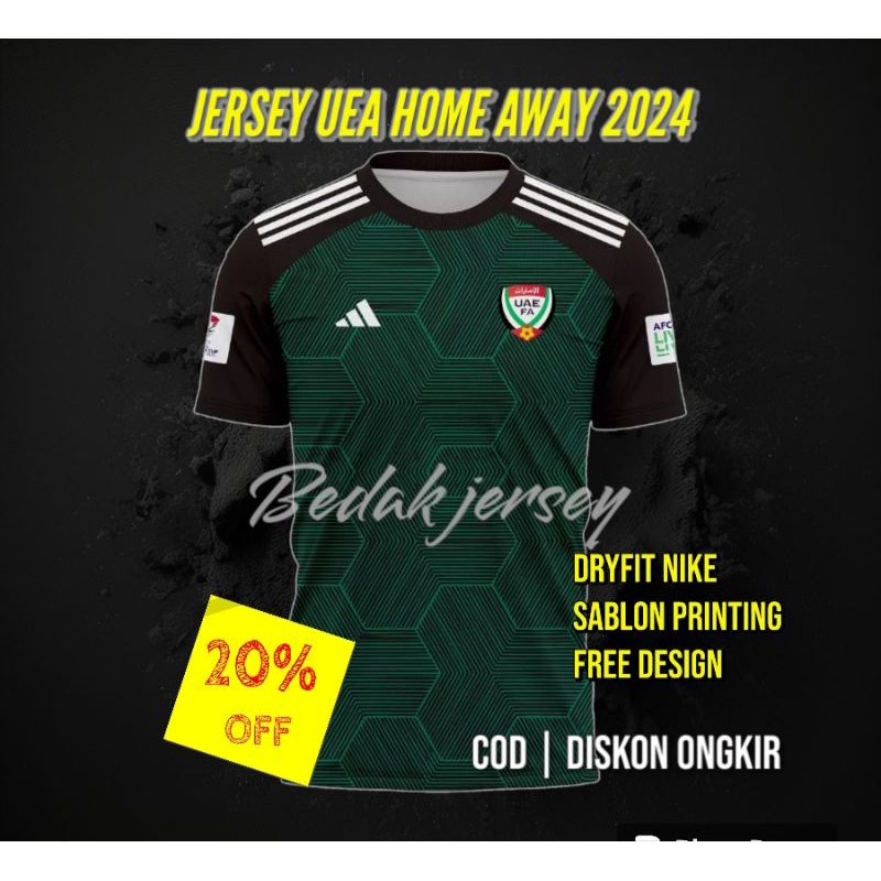 Jersey UAE Home Away Piala Asia 2023 2023 Asian Cup