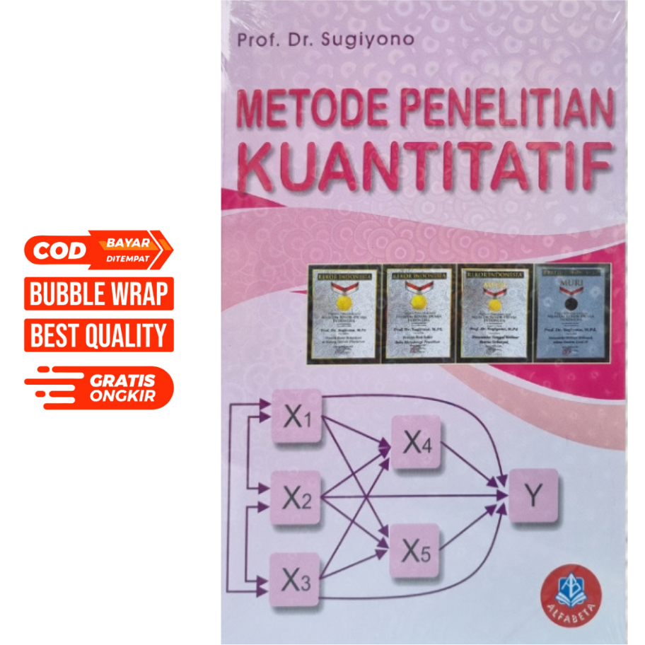 Buku Metode Penelitian Kuantitatif - Sugiyono (edisi ter update 2024) Original
