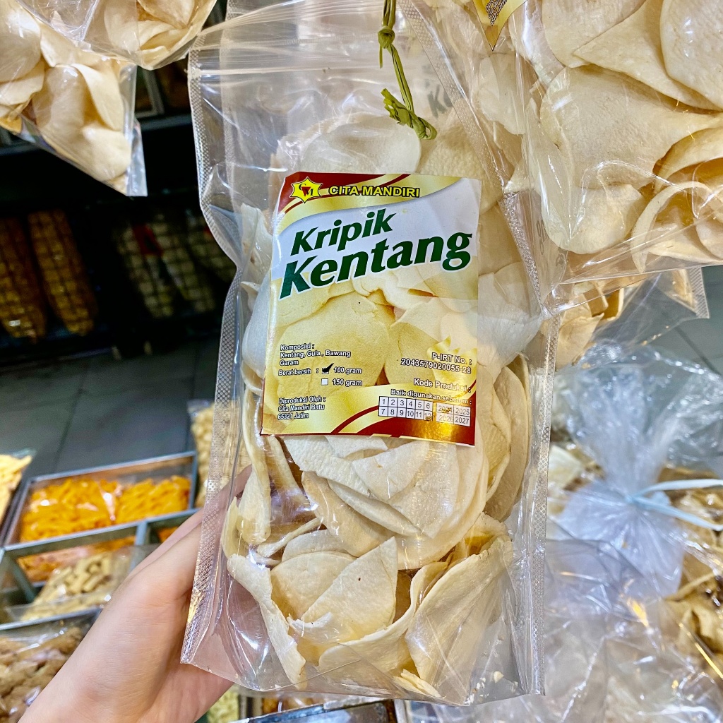 

Kripik Kentang Batu Cap Cita Mandiri 100gr