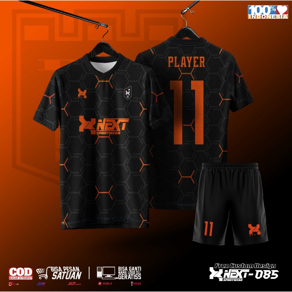 JERSEY FUTSAL CUSTOM / JERSEY BOLA CUSTOM / JERSEY PRINTING SATUAN FREE CUSTOM DESIGN