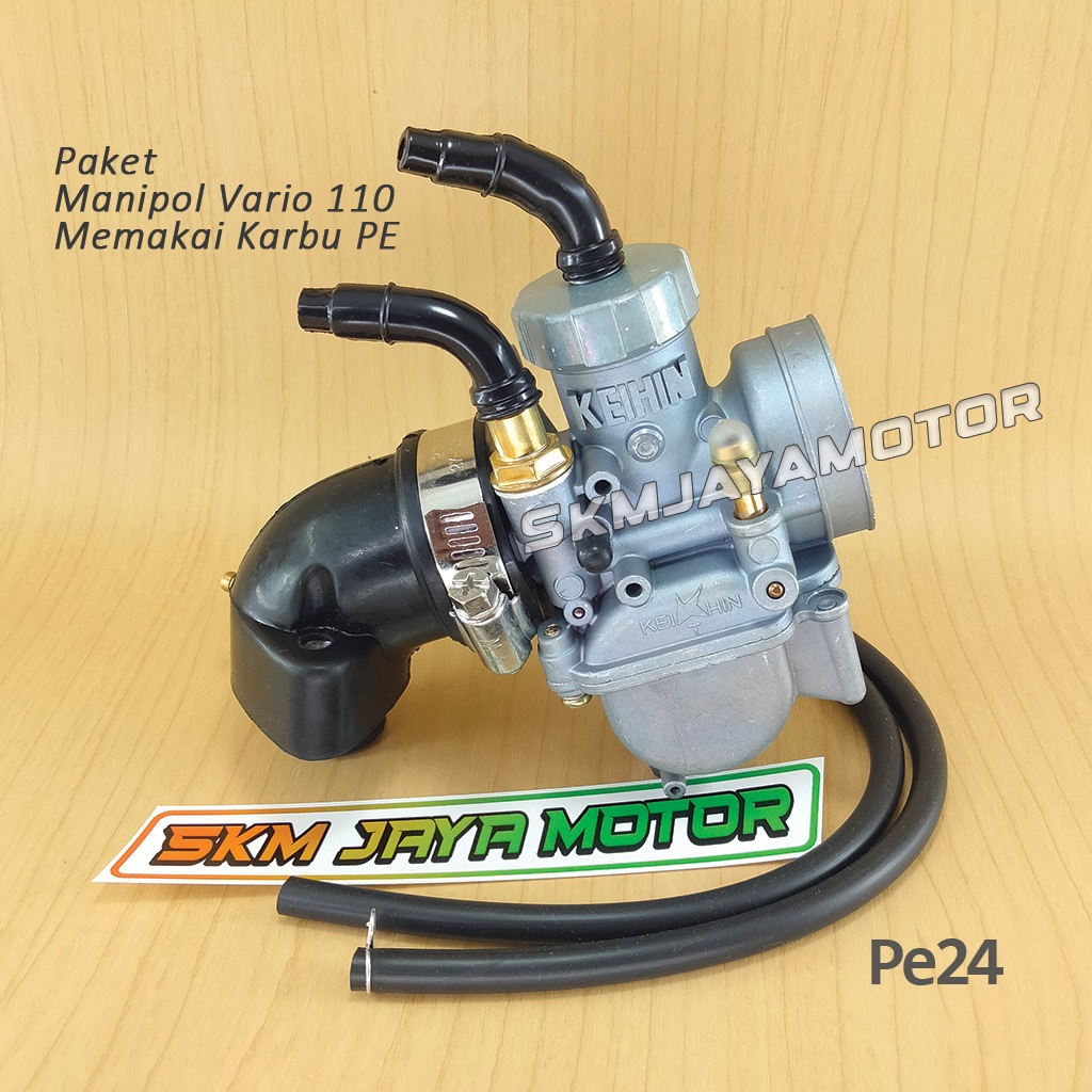 Paket manipol vario 110 bahan karet memakai karbu pe24, pe26, pe28