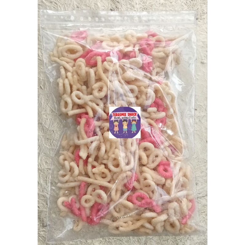 

Lanting warna, lanting bawang asli Kebumen Klanting angka 8 250gr