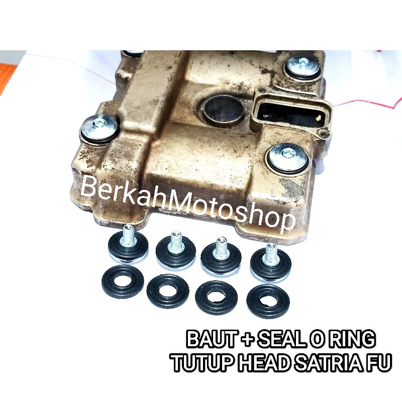 BAUT KARET TUTUP HEAD SATRIA FU GSX FU FI INJEKSI BAUT COVER HEAD KARET SEAL O RING TUTUP HEAD SATRI