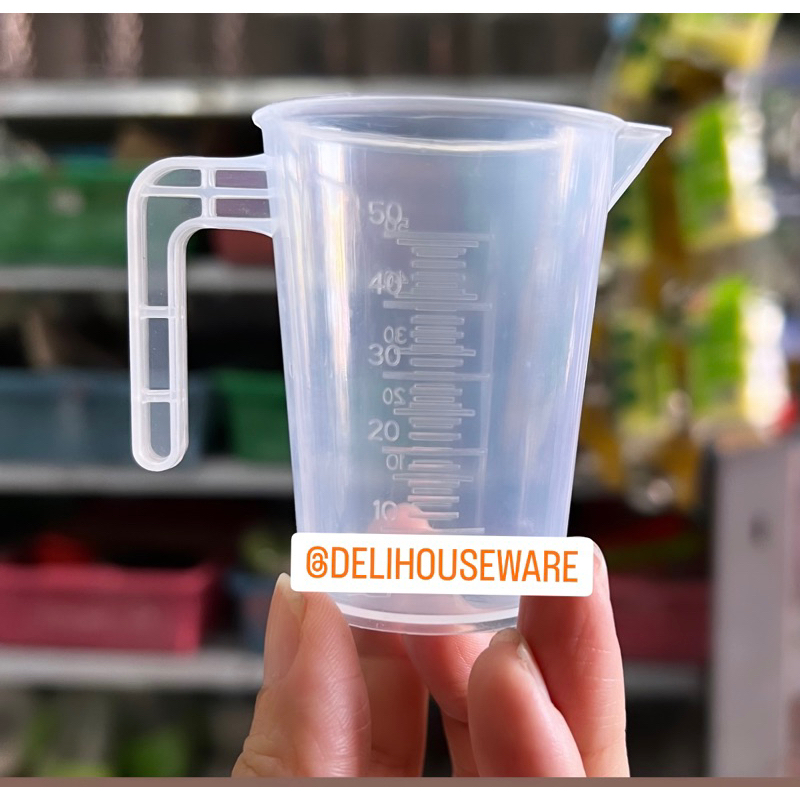Gelas Ukur 50ML Plastik / Gelas Takar Kopi Mini Expresso