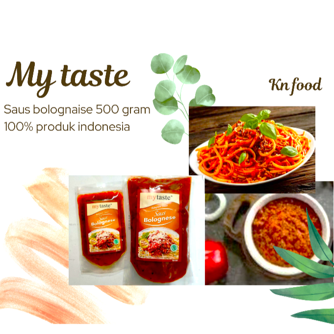 

Saus Bolognaise My Taste Bolognaise Sauce Saus Spaghetti 500 gram