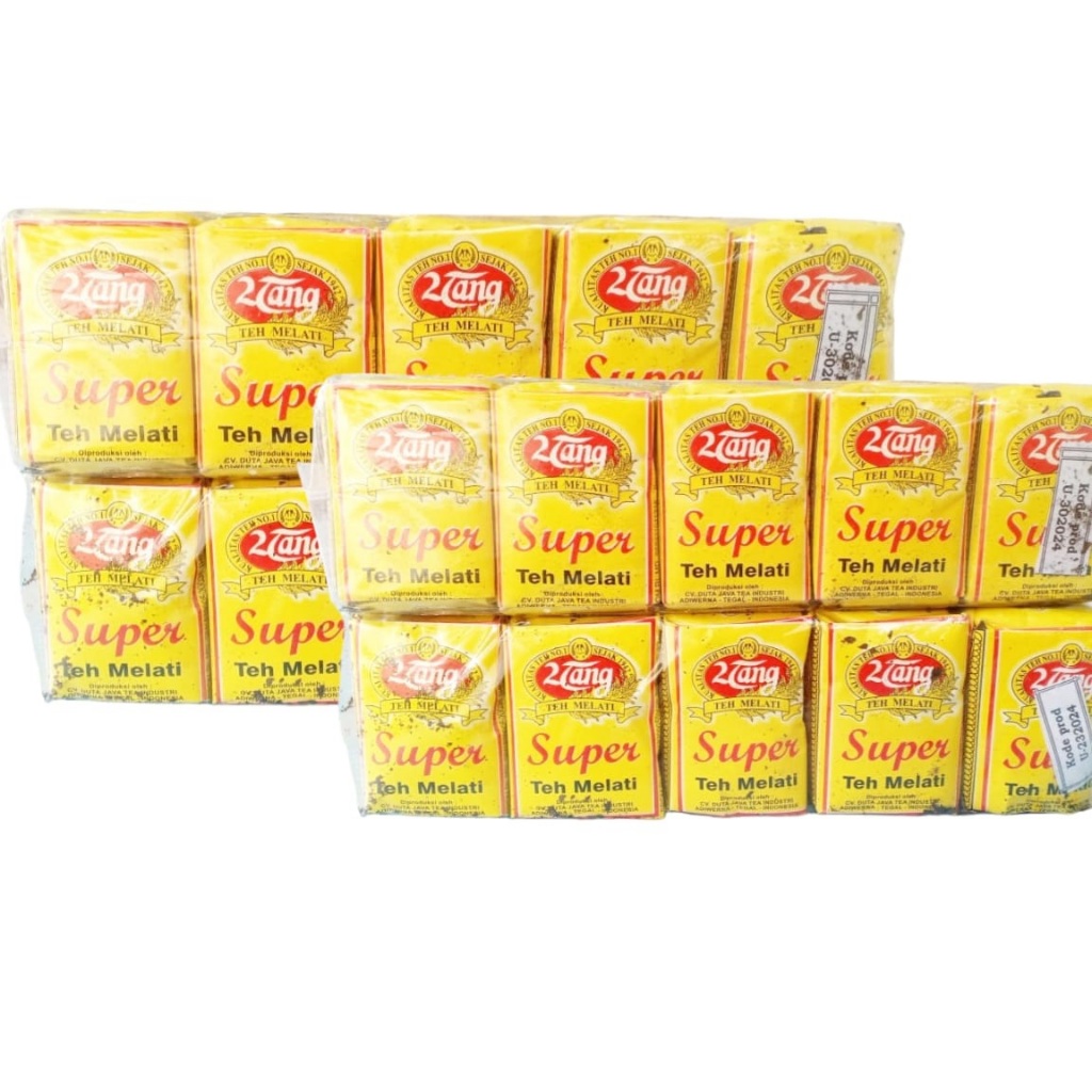 

Teh 2Tang Super Kuning 40 gram x10 pcs-TEH WANGI MELATI SUPER 2TANG KUNING