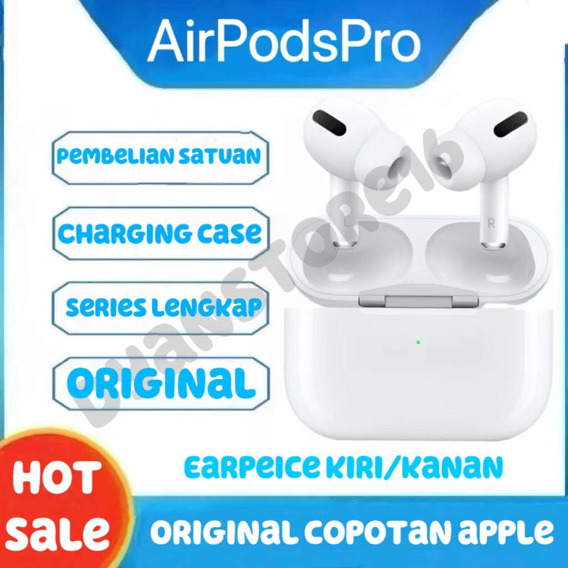 Airpods Pro 1 Original Copotan Earpeice Only Kiri / Left Headset Earphone