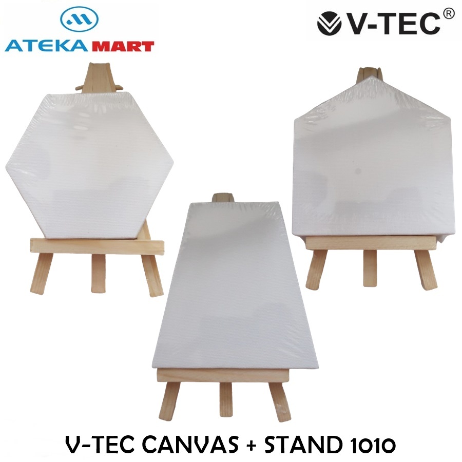 

[SET] V-TEC KANVAS LUKIS + STAND 1010