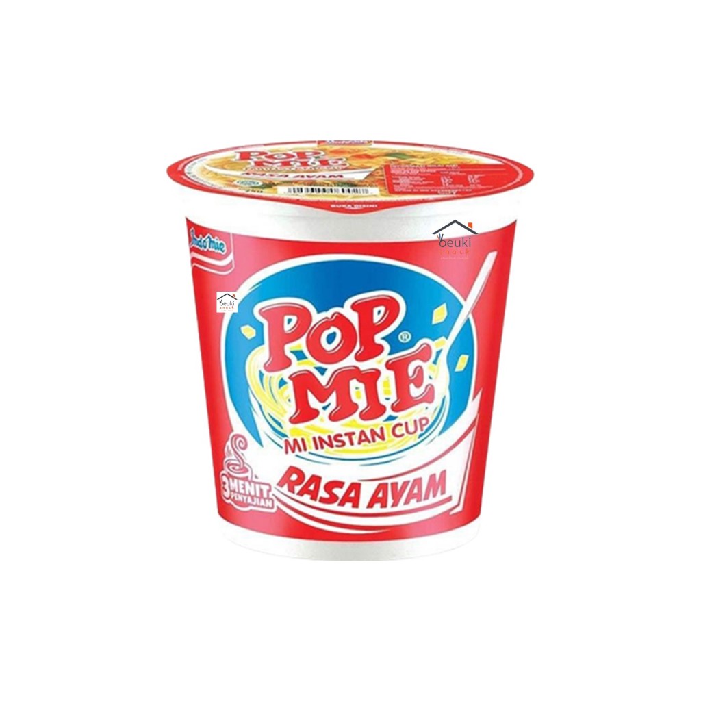 

Pop Mie Ayam Kuah Mie Instan Seduh dalam Cup