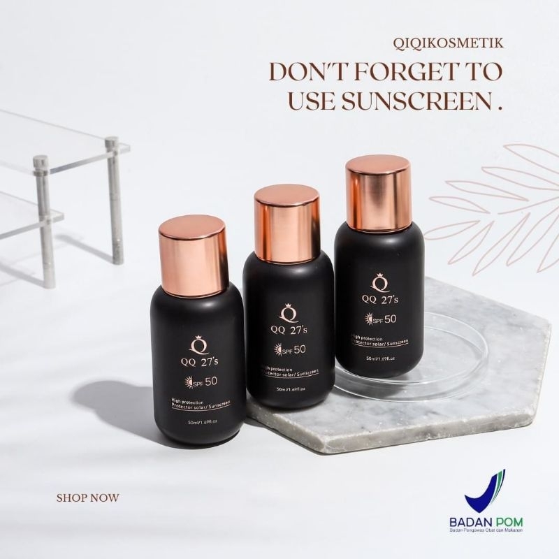 QQ 27'S SUNCREEN 3in1 SPF 50 PA+++ ( Ready Singkawang ) EXP DES 2025