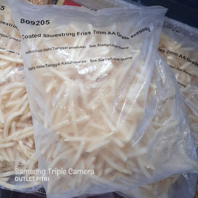 

[500gr] AVIKO Batter Coated Import Shoestring | Straight Cut - Kentang Berbumbu - Repack