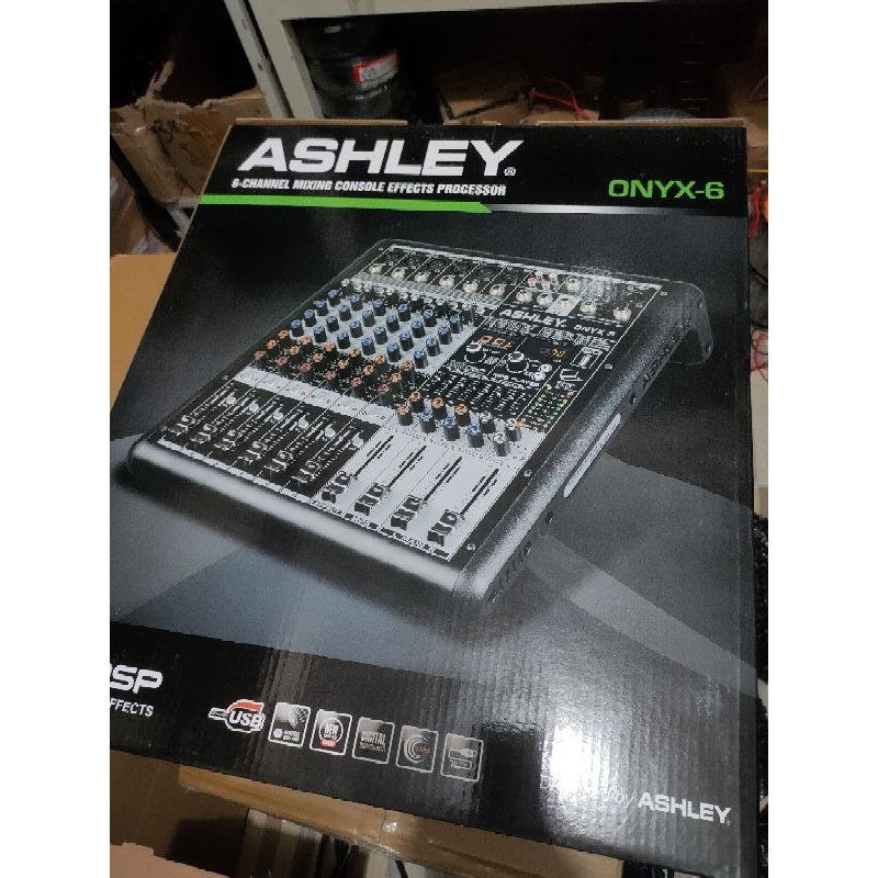 MIXER ASHLEY ONYX 6 CH mixer audio 6chanel ashley original