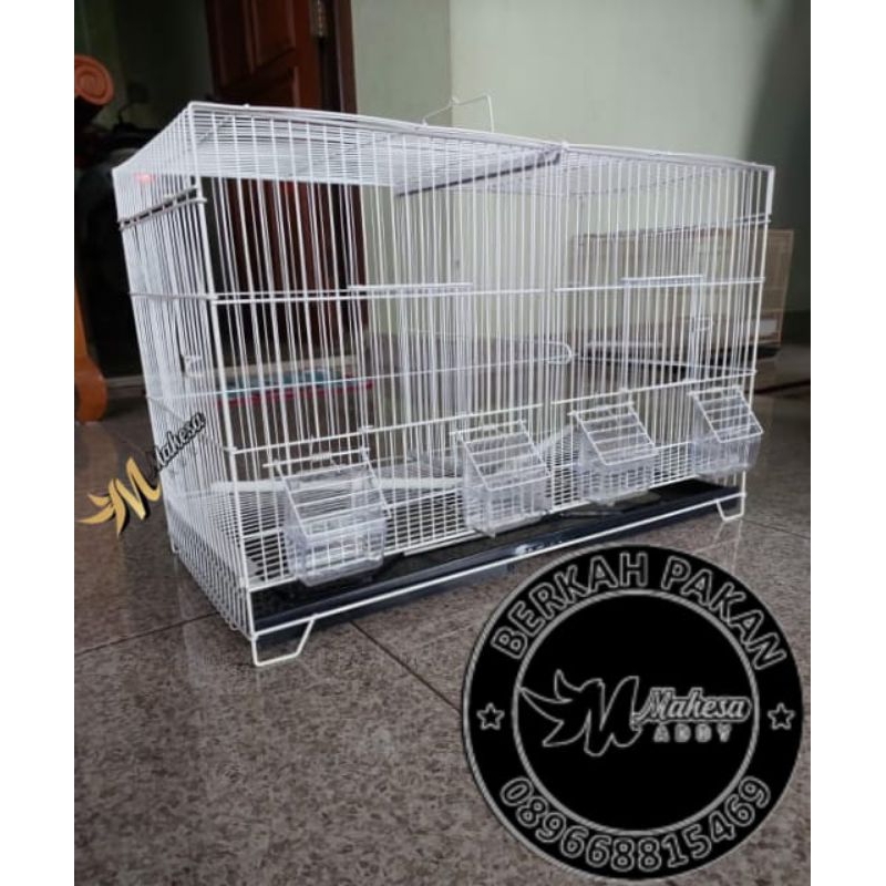 Sangkar kotak LB kenari / sangkar Ternak sekat / Aviary mini instan