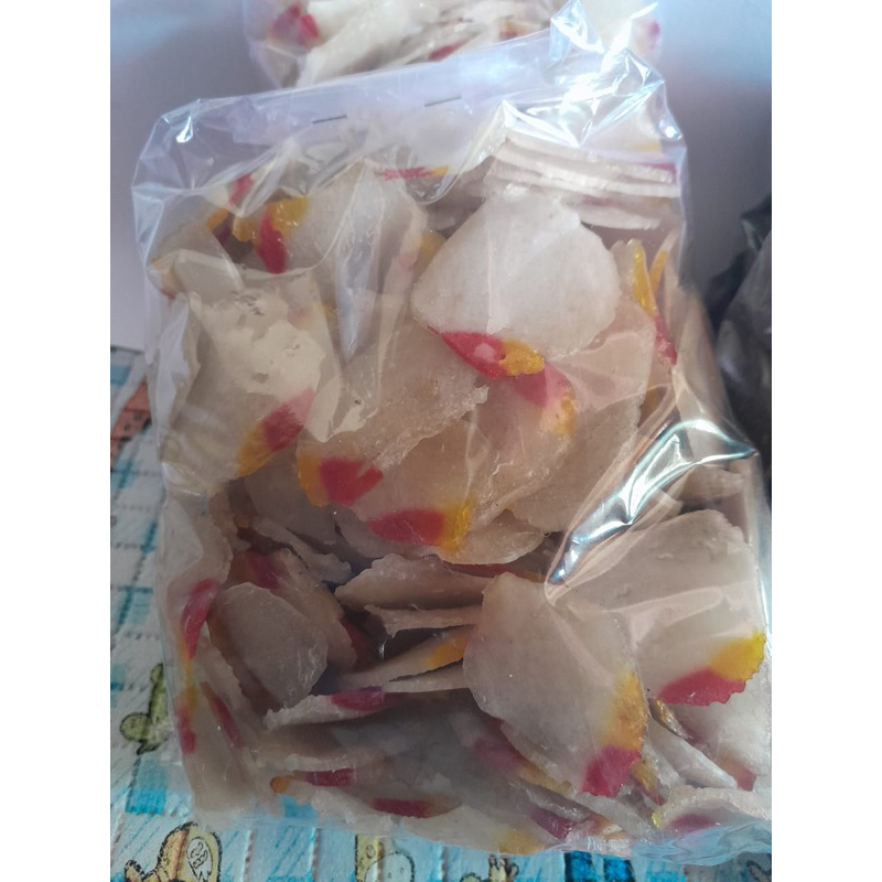 

Kerupuk ikan tengiri kemasan mentah