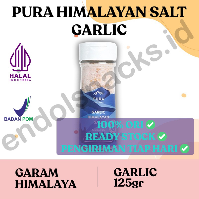 

PURA HIMALAYAN SALT GARLIC GARAM HIMALAYA NATURAL