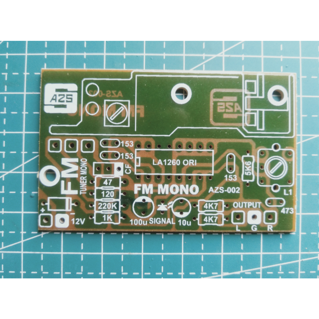 Pcb tuner fm mono