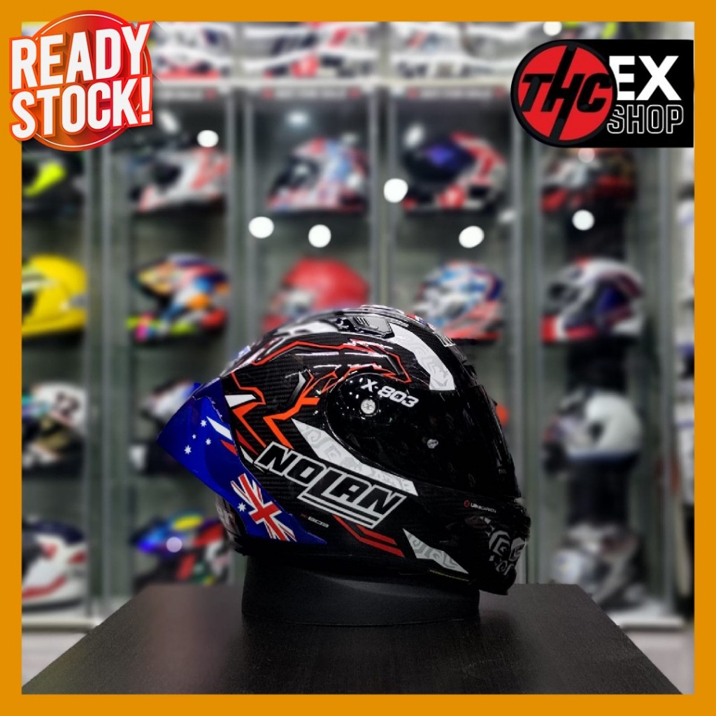 NOLAN X803RS STONER ANNIV 10TH SIZE M 2ND SECOND FULL FACE HELMET ORIGINAL