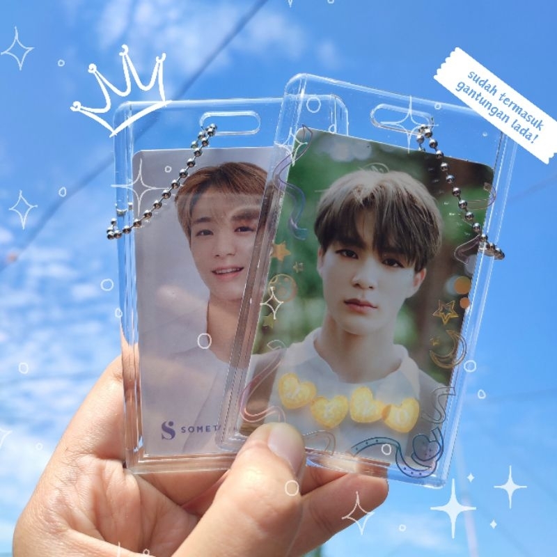 

Card Holder Acrylic Transparan Tempat Kartu Bening Akrilik Cahol K-pop Tempat Photocard