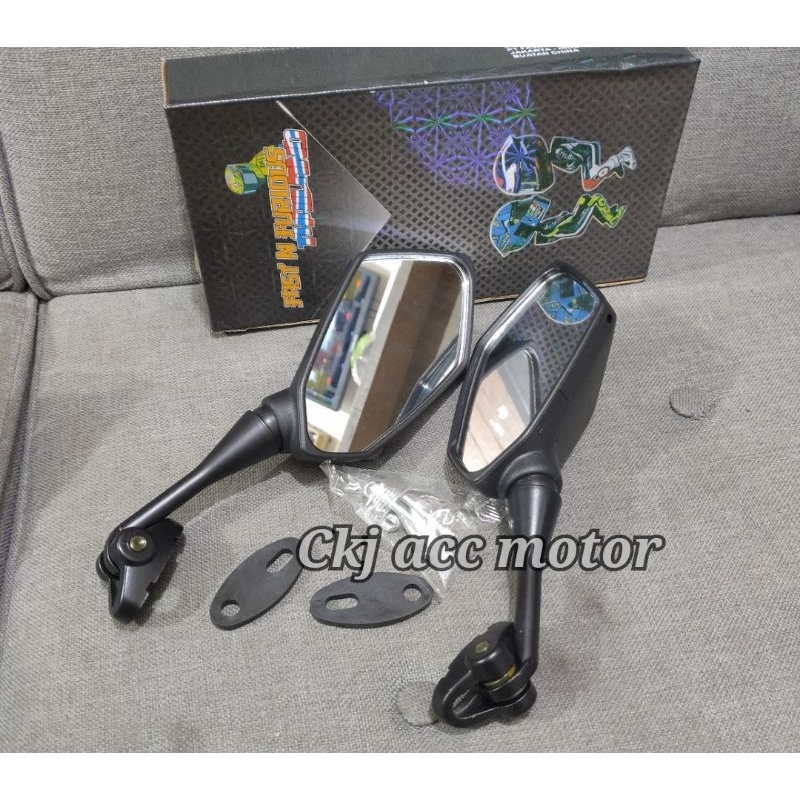 spion R25 pendek karbon model lipat nemo variasi nmax ninja rr cbr150 250 r15 dll
