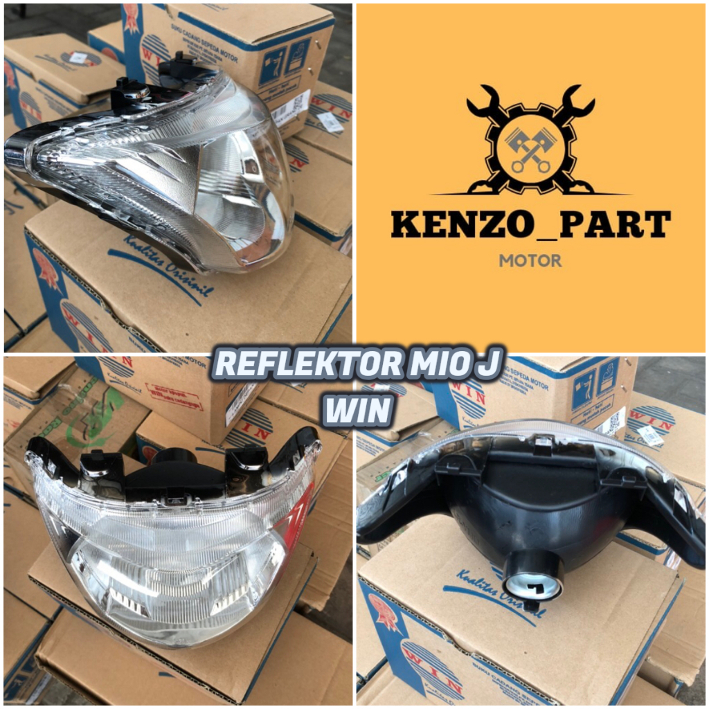 REFLEKTOR MIO J LAMPU DEPAN MIO J MERK WIN || LAMPU DEPAN / REFLEKTOR MIO J WIN