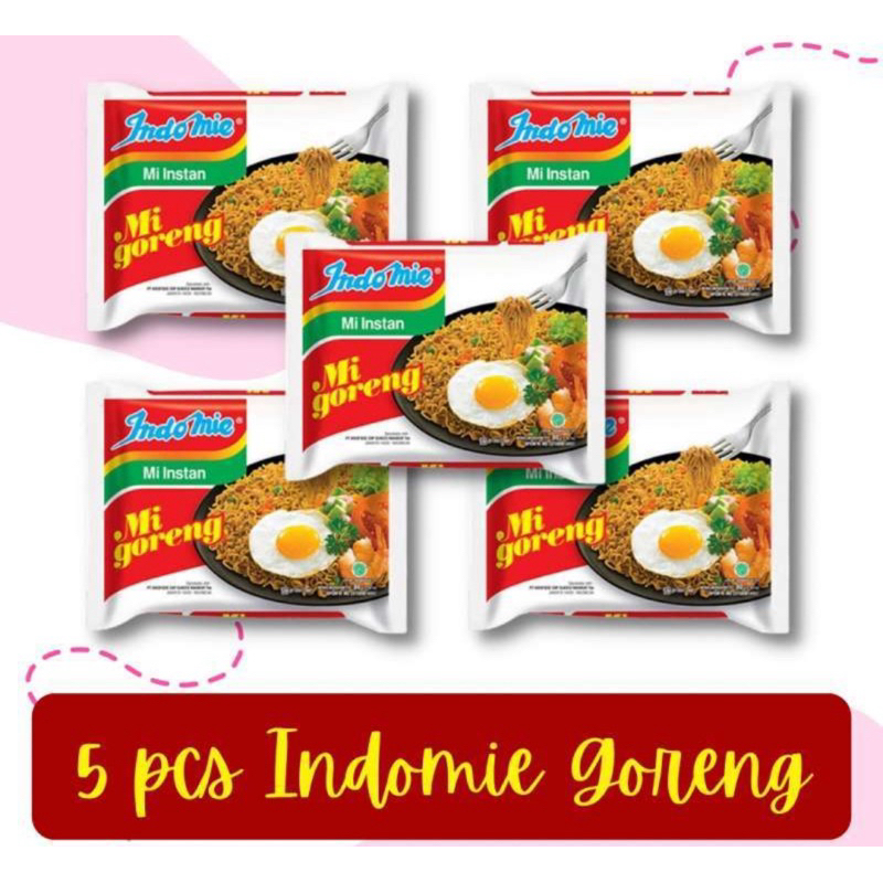 

INDOMIE GORENG 5 pcs Mie Goreng 5pcs