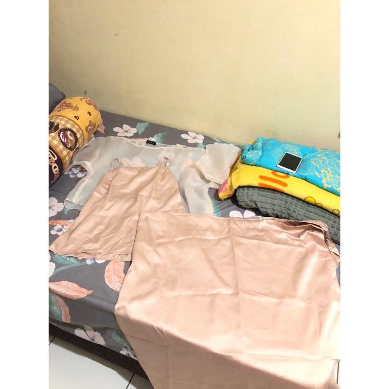 Set organza Namelis cream preloved