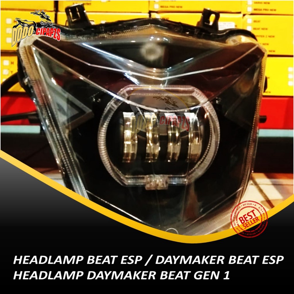 HEADLAM DAYMAKER PNP BEAT ESP / DAYMAKER PNP BEAT GEN 1/HEADLAMP CSTM PNP BEAT ESP