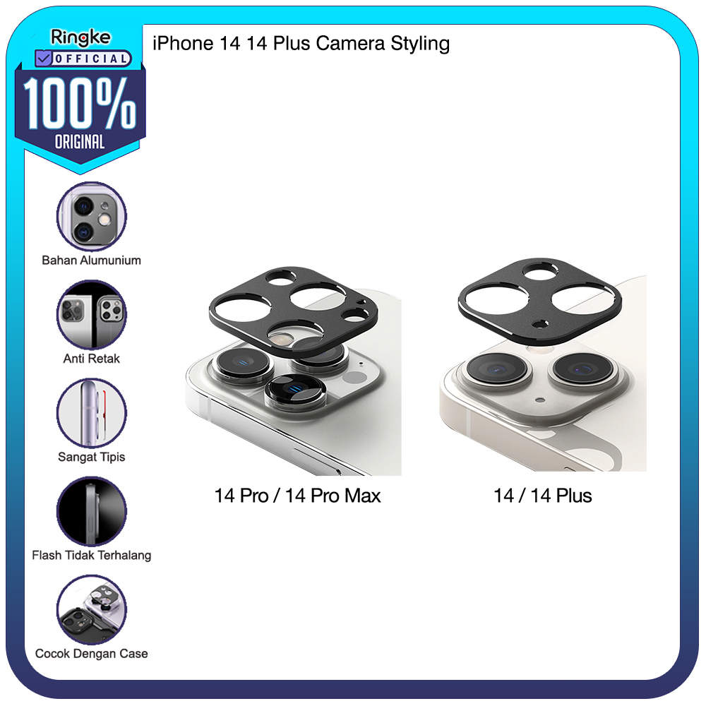 Ringke iPhone 14 / 14 Plus / 14 Pro / 14 Pro Max Camera Styling Metal