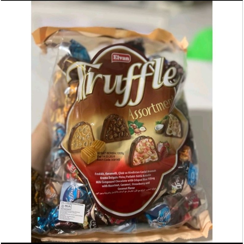

COKLAT TRUFFLE KEMASAN 1 KG|| COKLAT TURKI