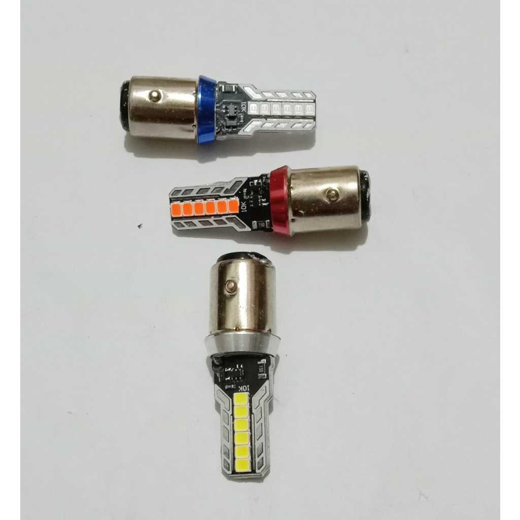 Lampu stop rem led COB 12 led dc 12 volt super terang lampu rem 12 mata new dc 12 volt universal mot