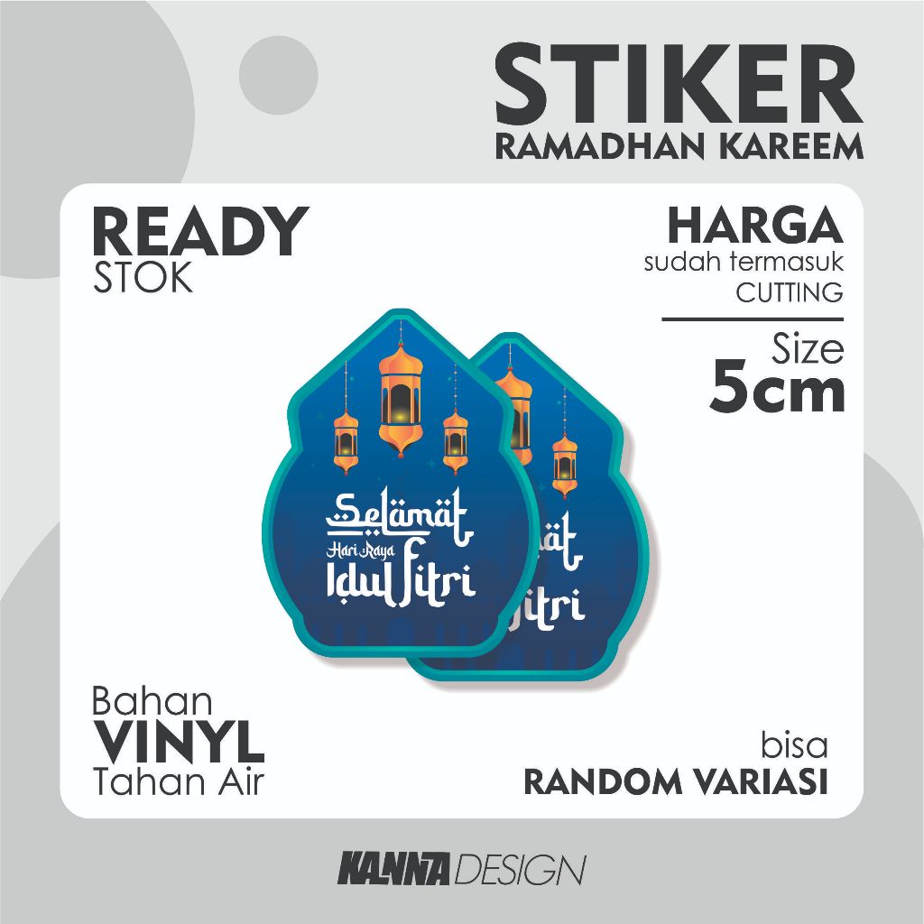 

Stiker Ramadhan kareem idul fitri lebaran eid mubarak