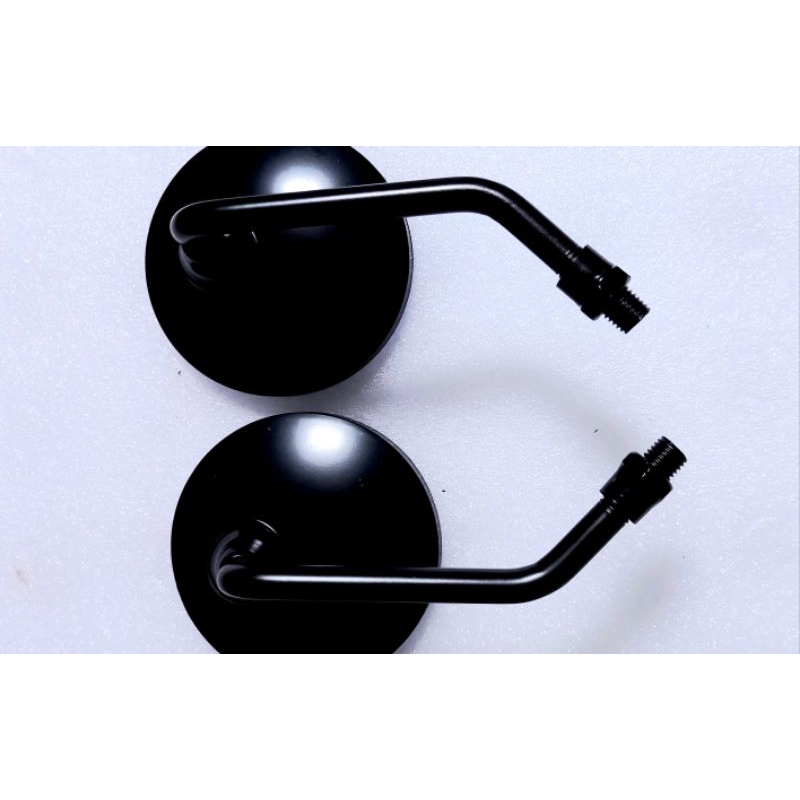 spion bulat batang pendek/spion retro hitam motor honda universal