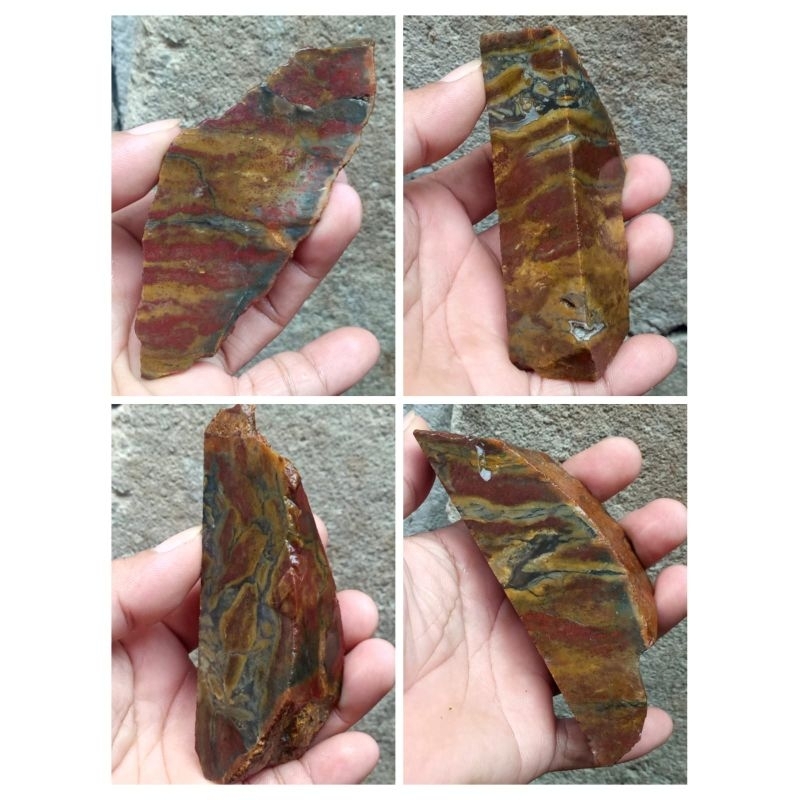 Bahan Batu Garut Merah Abstrak Natural