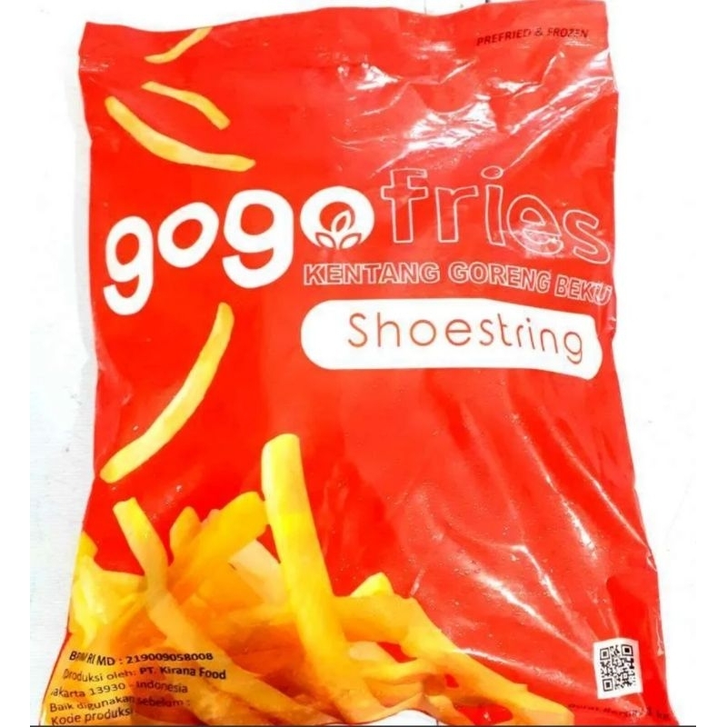 

Kentang Gogo 1 kg Frozen Bogor