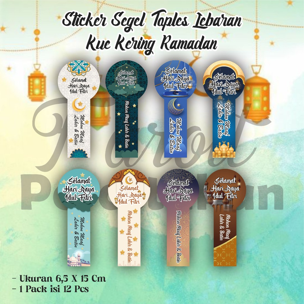 

Sticker Idul Fitri Sticker Segel Toples Lebaran Kue Kering Ramadhan
