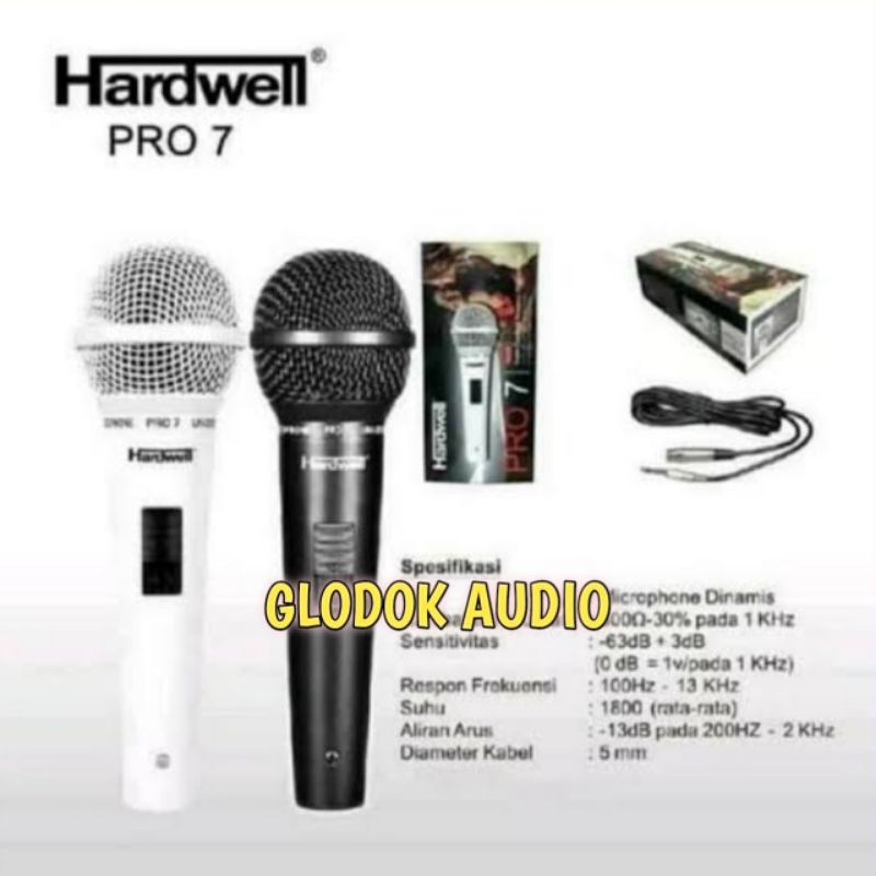 Mic Kabel Hardwell Pro 7 Original Mic kabel Hardwell Garansi resmi