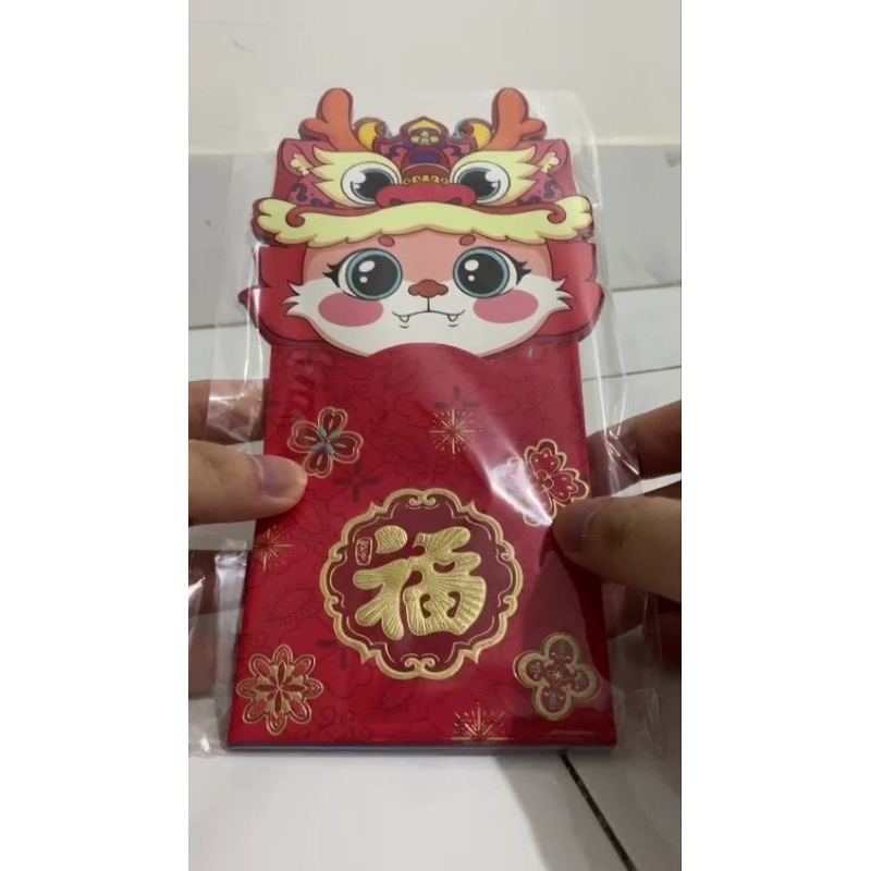 

ANGPAO 3D EMBOSS NAGA ISI 4 PCS
