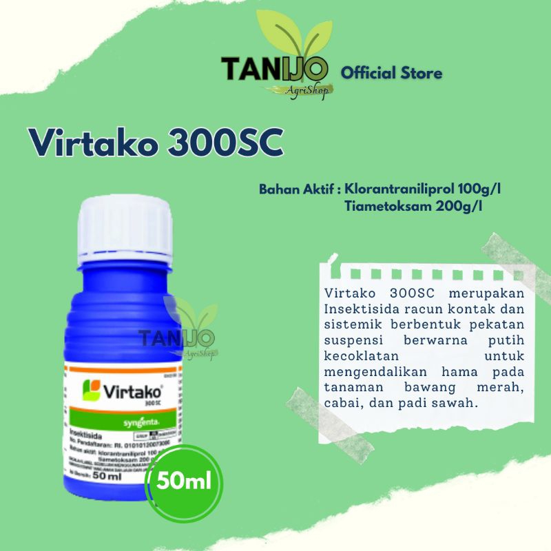 Virtako 300SC 50ml obat untuk sundep padi