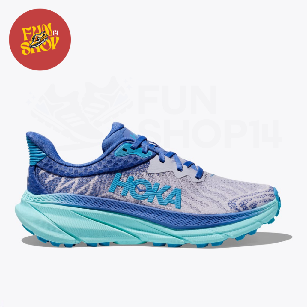 Sepatu Lari Hoka Challenger ATR 7 Women's Trail Running Shoes Ether/cosmos 1134498ERC