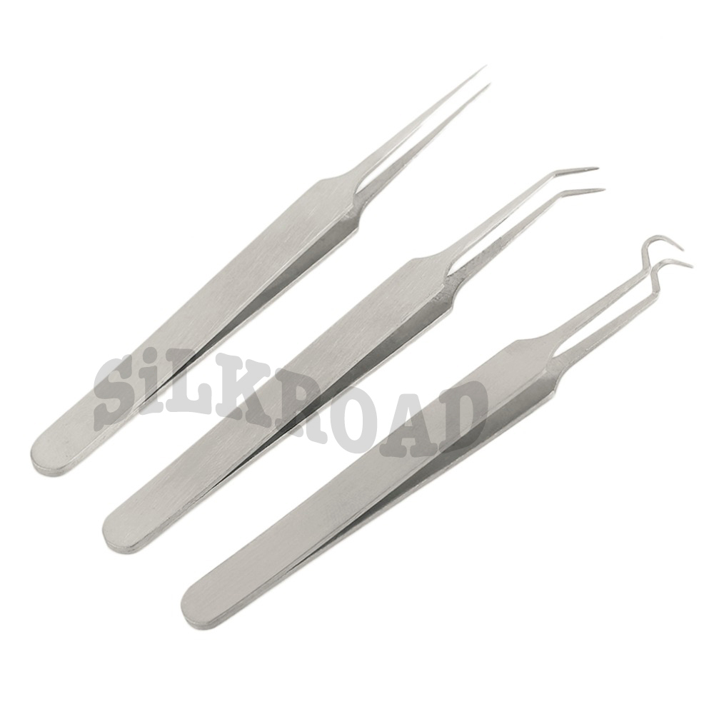 Vaporizer > Pinset vapor cotton bacon coil eliquid ceramic tweezer 3 pcs