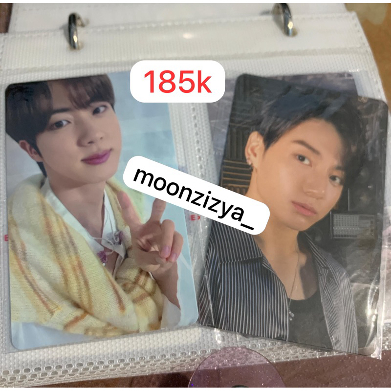 Photocard Jungkook Album BE Essential & POB Jin without cardholder