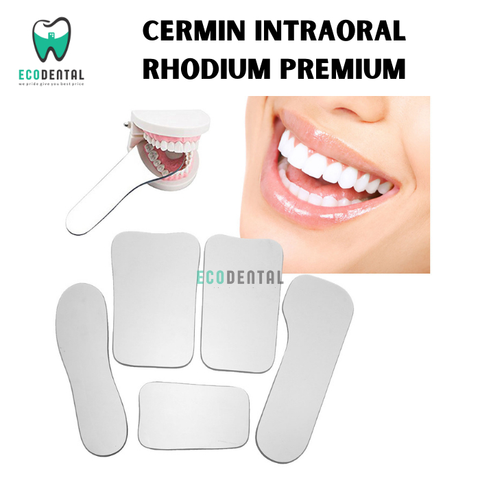 Cermin Intraoral Rhodium Double Side Dental Photography Reflector RB7