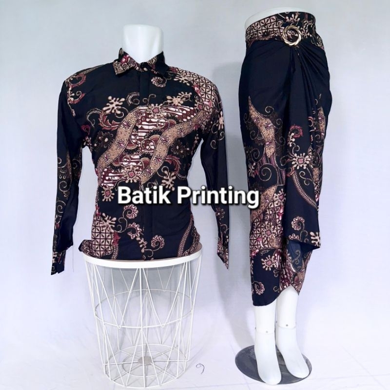 Batik couple pasangan /Batik pria/Batik wanita/Batik jemputan solo/Batik couple /Batik pria lengan p