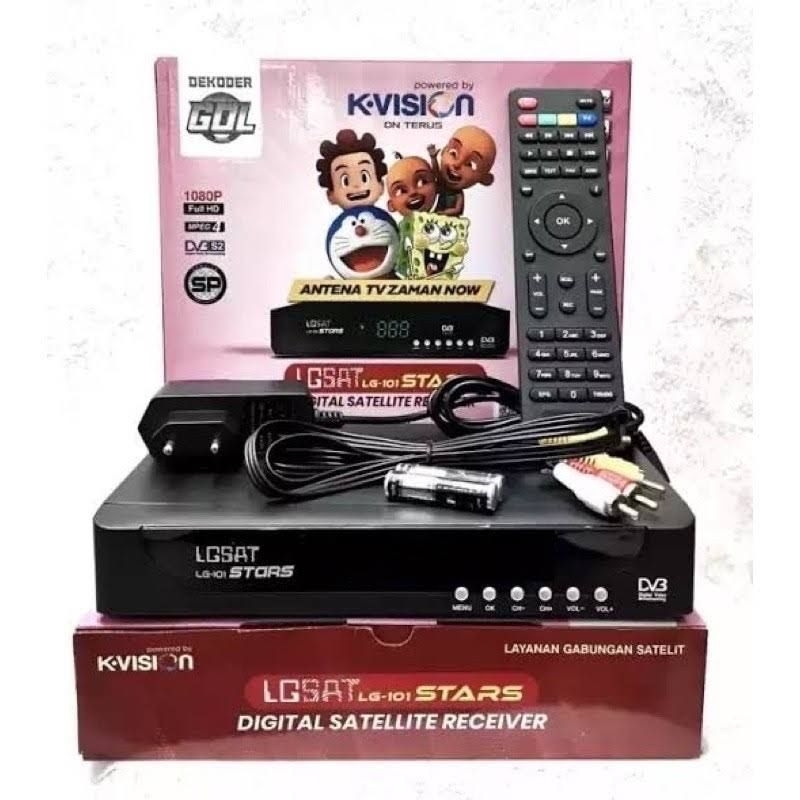 REICEVER PARABOLA DIGITAL K-VISION LG SAT LG-101 STARS