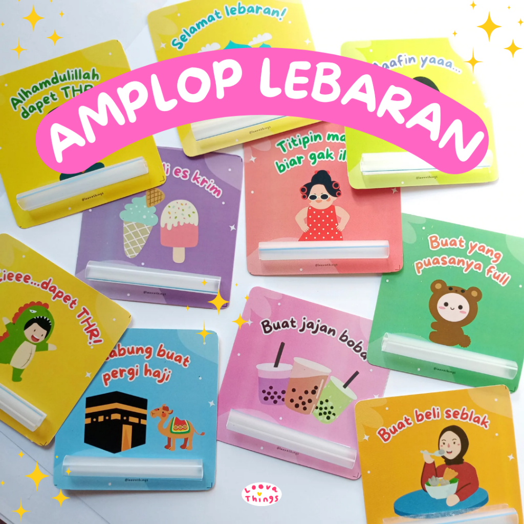 

Amplop Lebaran Sedotan 5 / 10 pcs Estetik