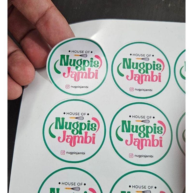 

Stiker Label - Bahan Stiker Chromo A3+