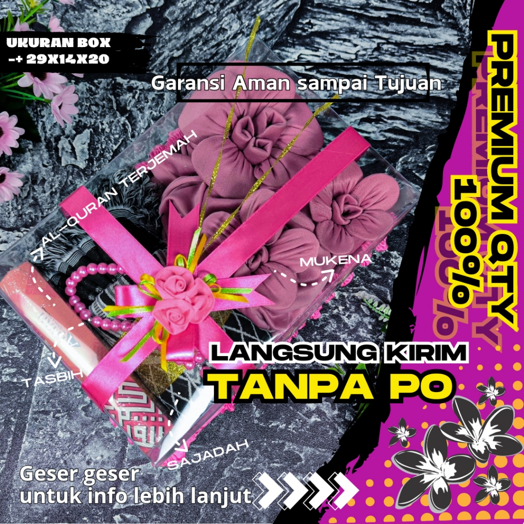Seperangkat Alat Sholat untuk Mahar Nikah | Set Mukena Hantaran Pernikahan Mewah & Lengkap
