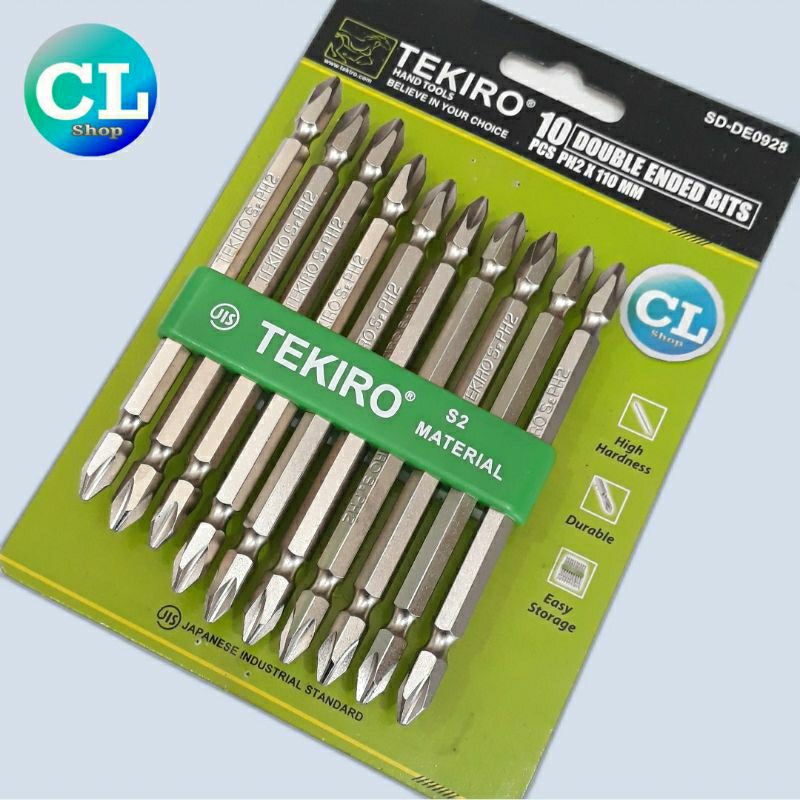 MATA OBENG BOR  PANJANG 110mm ++ ph2 satuan kunci bolak balik kembang tekiro