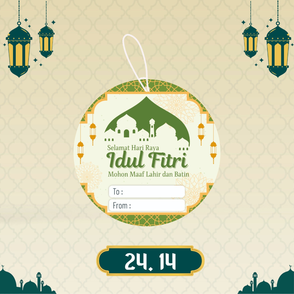 

Kartu Hang Tag 24.14 Edisi Lebaran Terbaru Best Seller Harga Murah